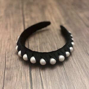 Velvet Pearl Headband
